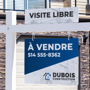 Ajouts de pancartes immobilières