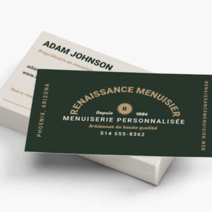 Cartes d’affaires standard