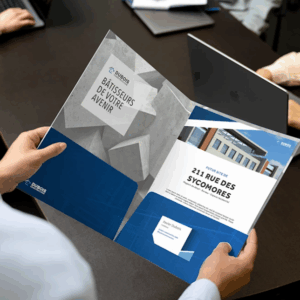 Chemises de présentation personnalisées