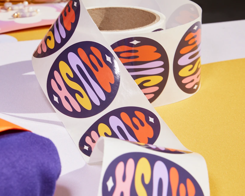 Étiquettes en rouleau