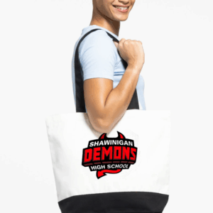 Grand sac fourre-tout en coton – h. 15 po x larg. 18,5 po