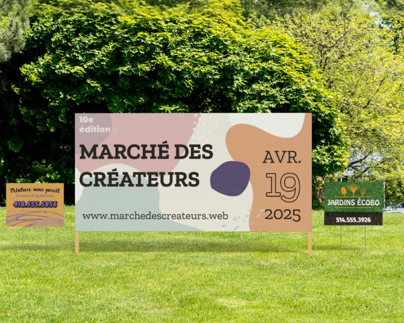Pancartes d’extérieur
