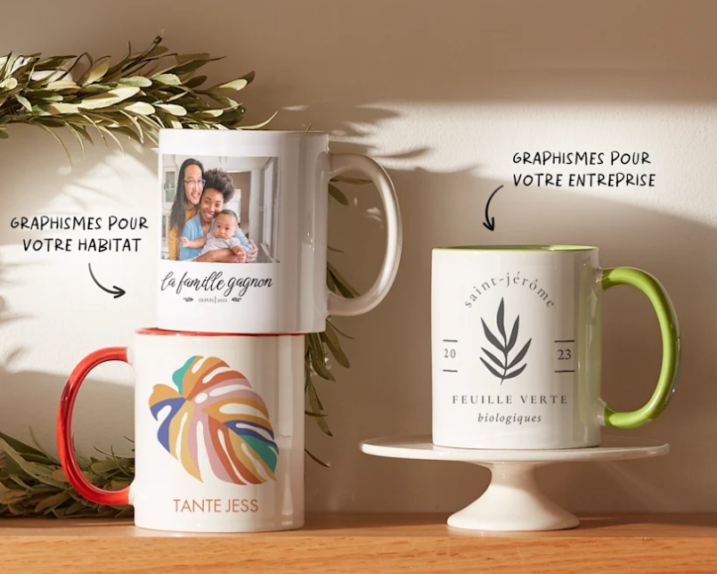 Tasses personnalisées