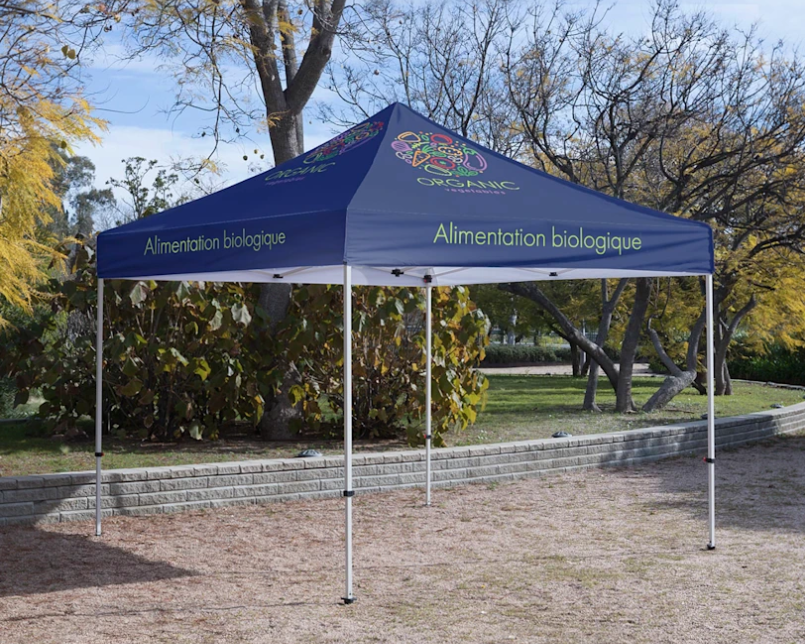 Tentes publicitaires personnalisées
