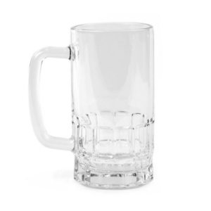 Chope à bière transparente 18 oz